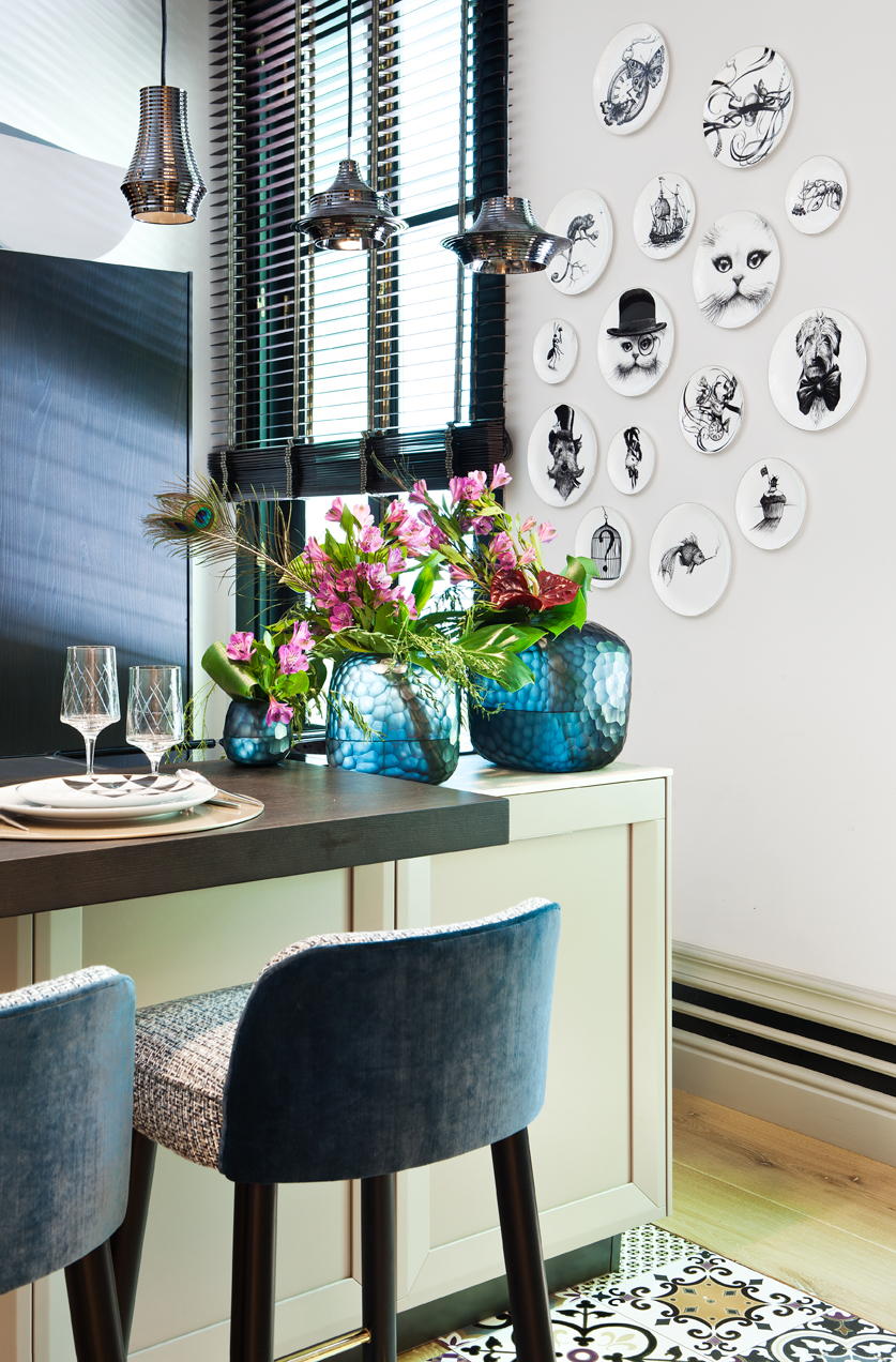 Comedor privado decorado por Ele Room62 en Casa Decor 2016