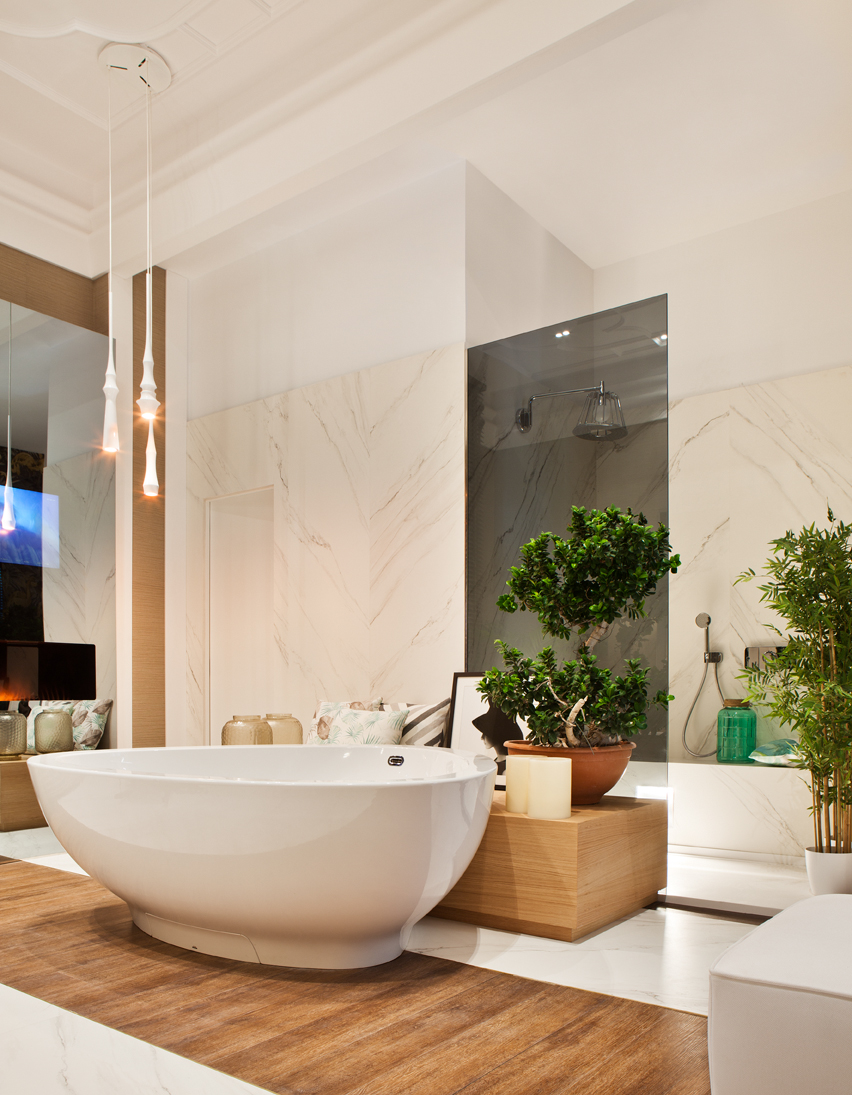 Cuarto de baño público de Ele Room62 en Casa Decor 2016