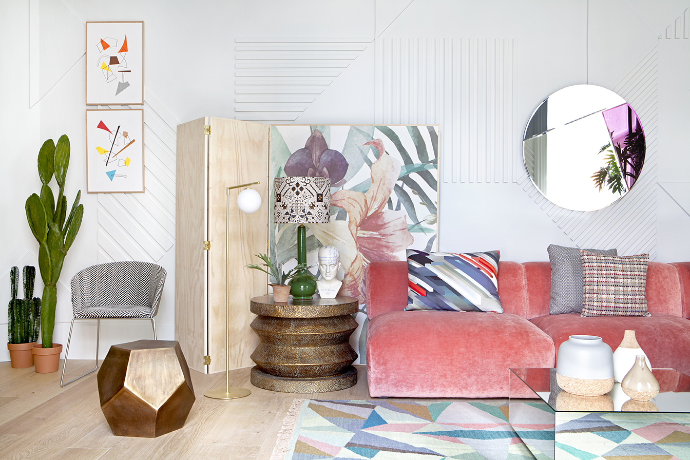 Salón decorador por Erico Navazo para Westwing en casa Decor 2016
