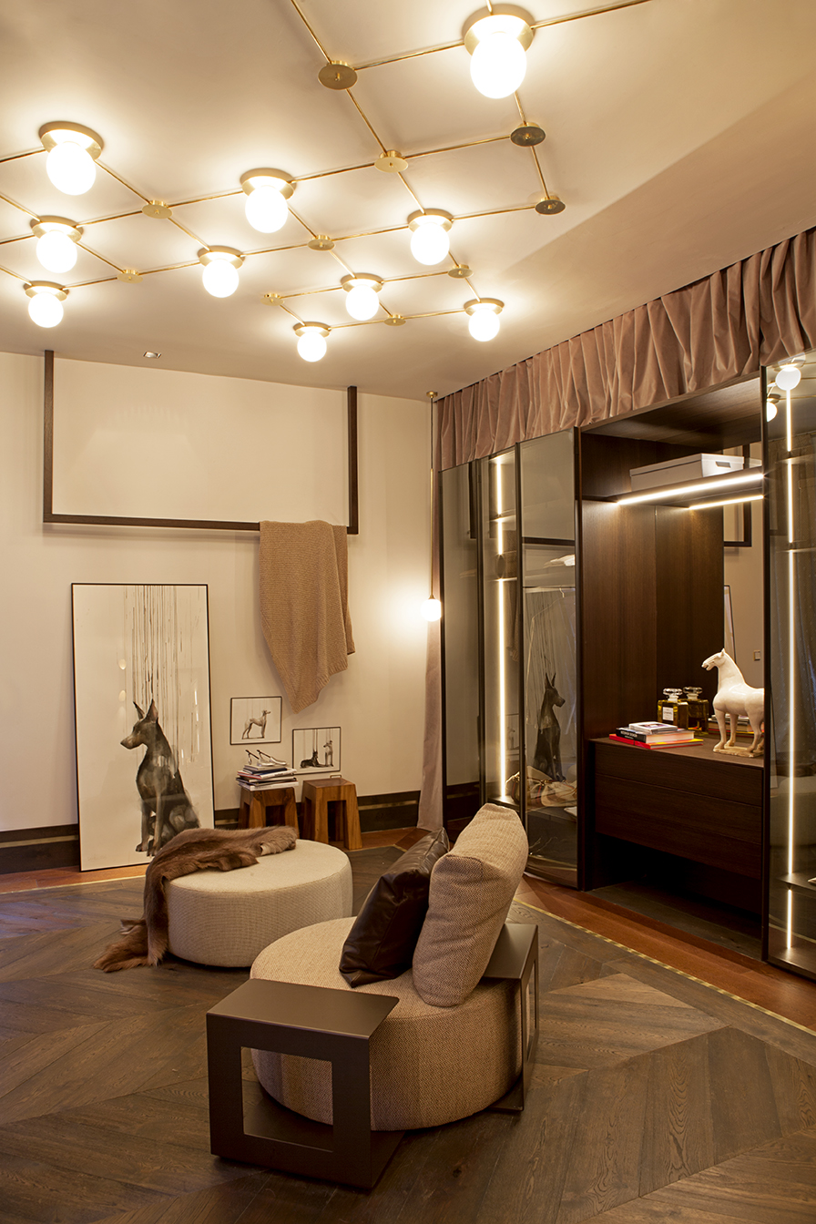 Vestidor masculino de Miguel Muñoz en Casa Decor 2016