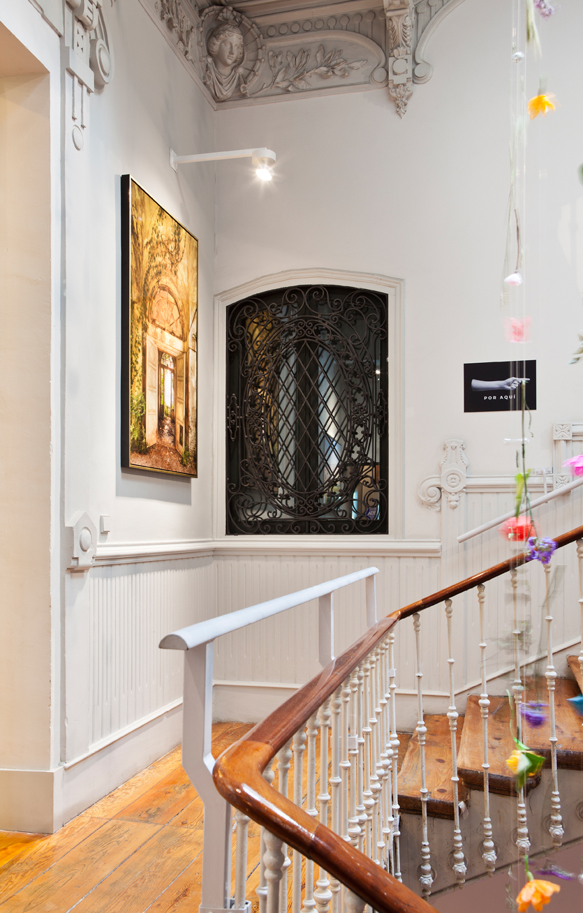 Pared creativa de la galería fotorgráfica Lumas en Casa Decor 2016