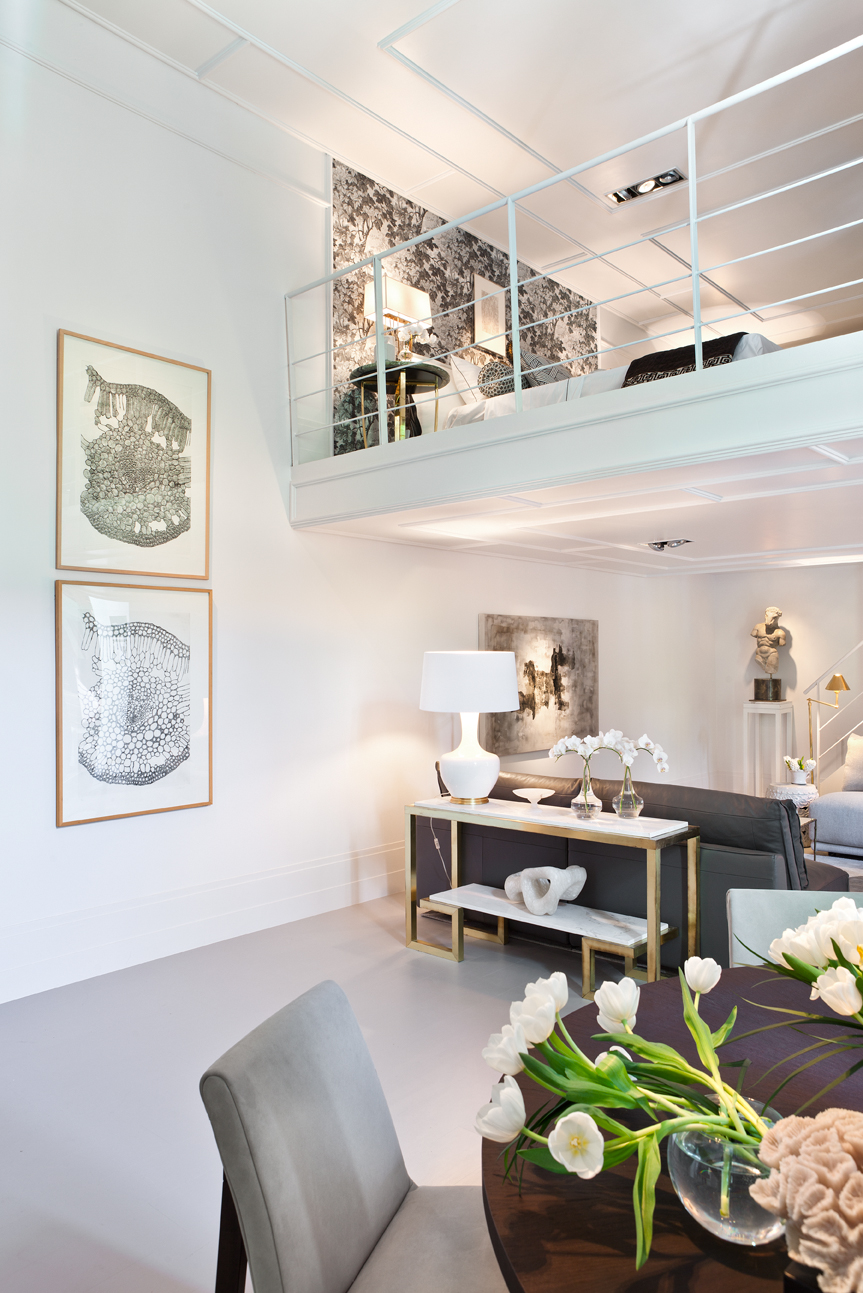 Loft contemporáneo realizado por Raúl Martins para Natuzzi en Casa Decor 2016