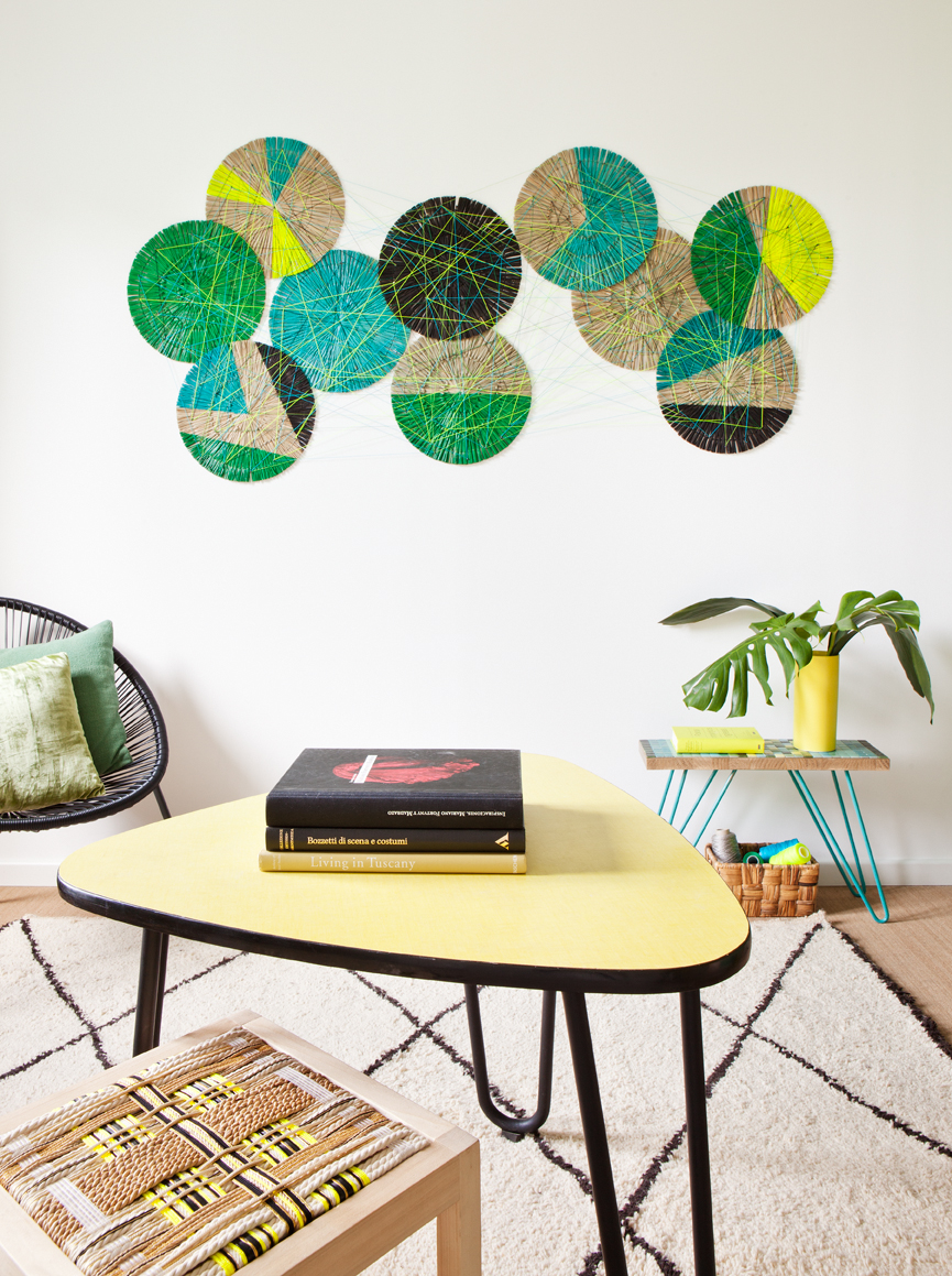 Salita de estilo tropical realizada por Nélida Cedrés en Casa Decor 2016