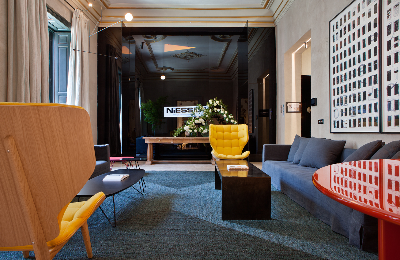 Salón contemporáneo de Belén Domecq para Niessen en Casa Decor 2016