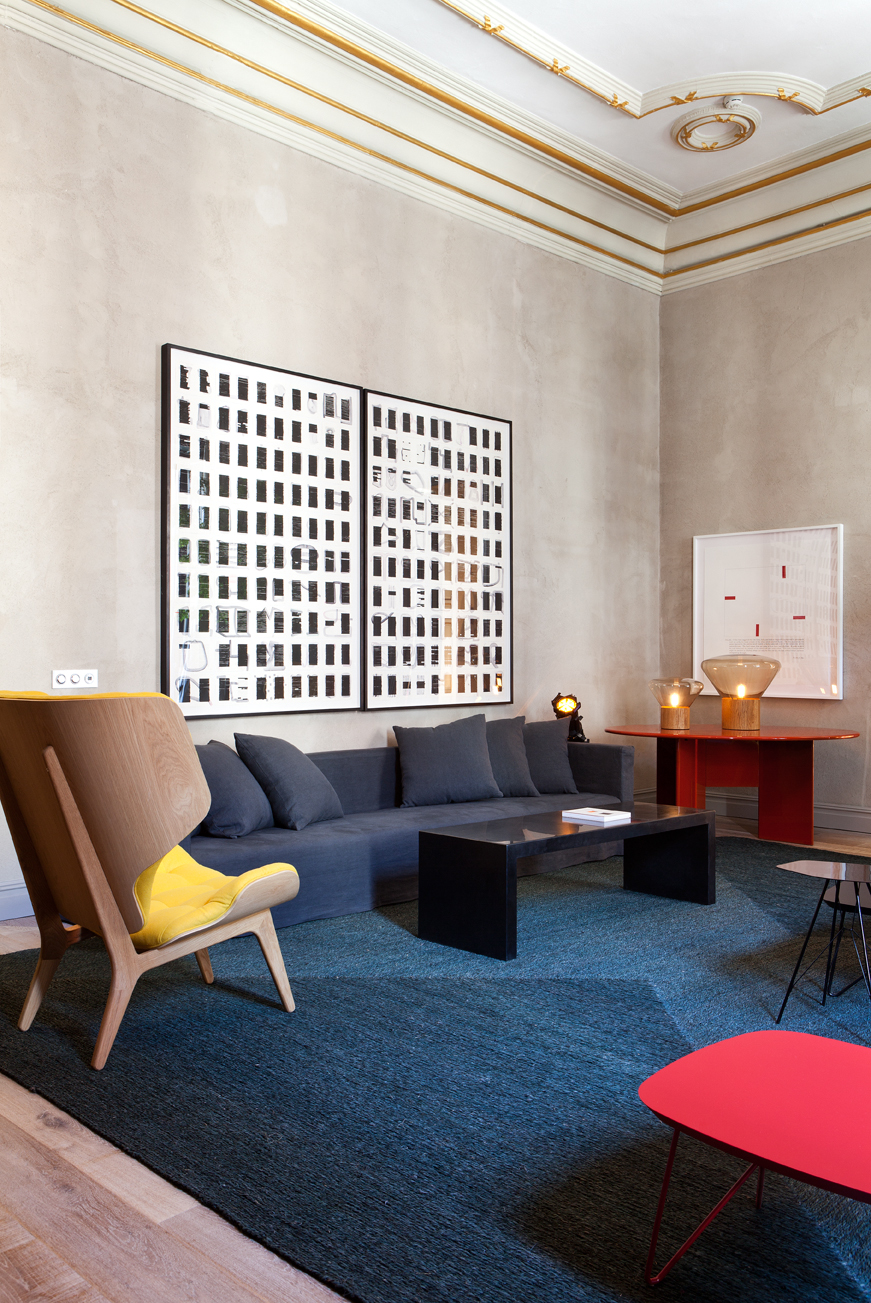 Salón contemporáneo de Belén Domecq para Niessen en Casa Decor 2016