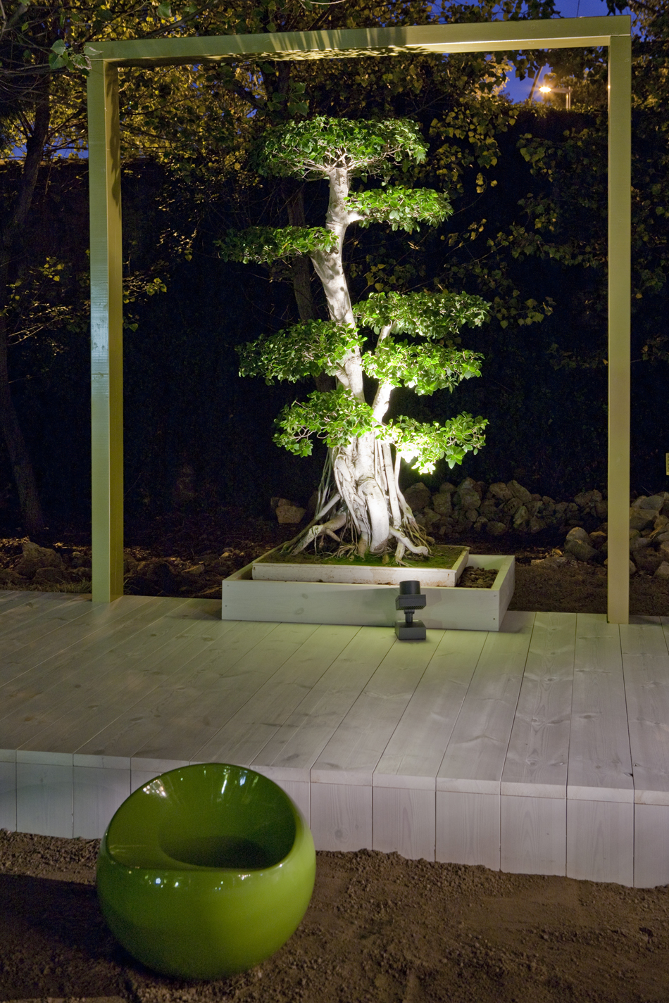 Jardín exterior de Jordi Conillas y Jordina Grifell en Casa Decor Barcelona 2010