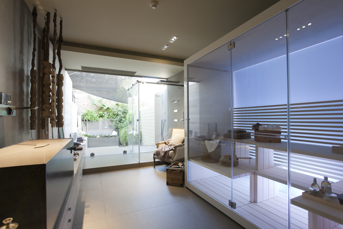 Joan Llongueras y Jordi Mercè, Espacio AZUL ACOCSA “El exterior del interior”, en Casa Decor Barcelona 2010