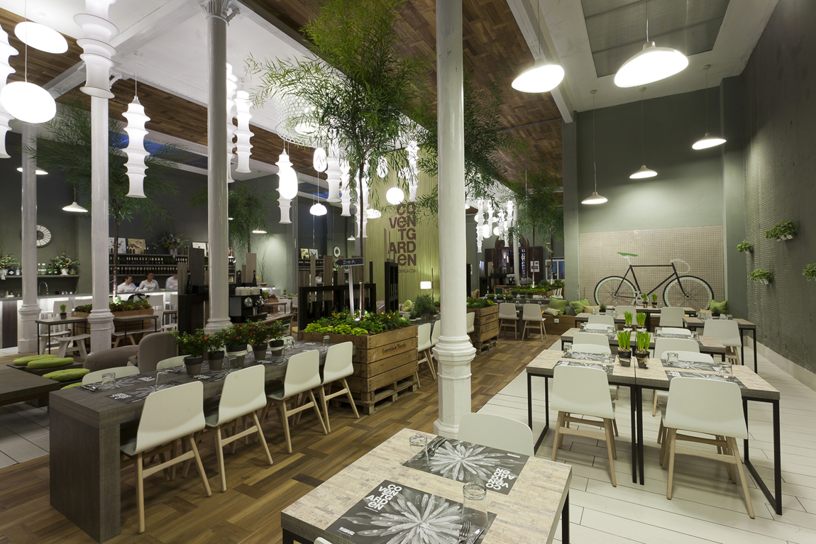 Pía Capdevila Interiorismo, restaurante, "Covent Garden Restaurante", en Casa Decor Barcelona 2011