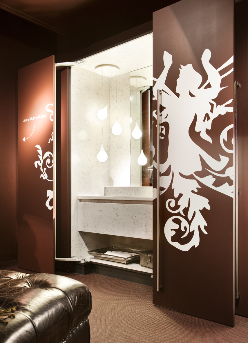 Ana López de la Casa, baño, "Relatividad”, en Casa Decor Barcelona 2012
