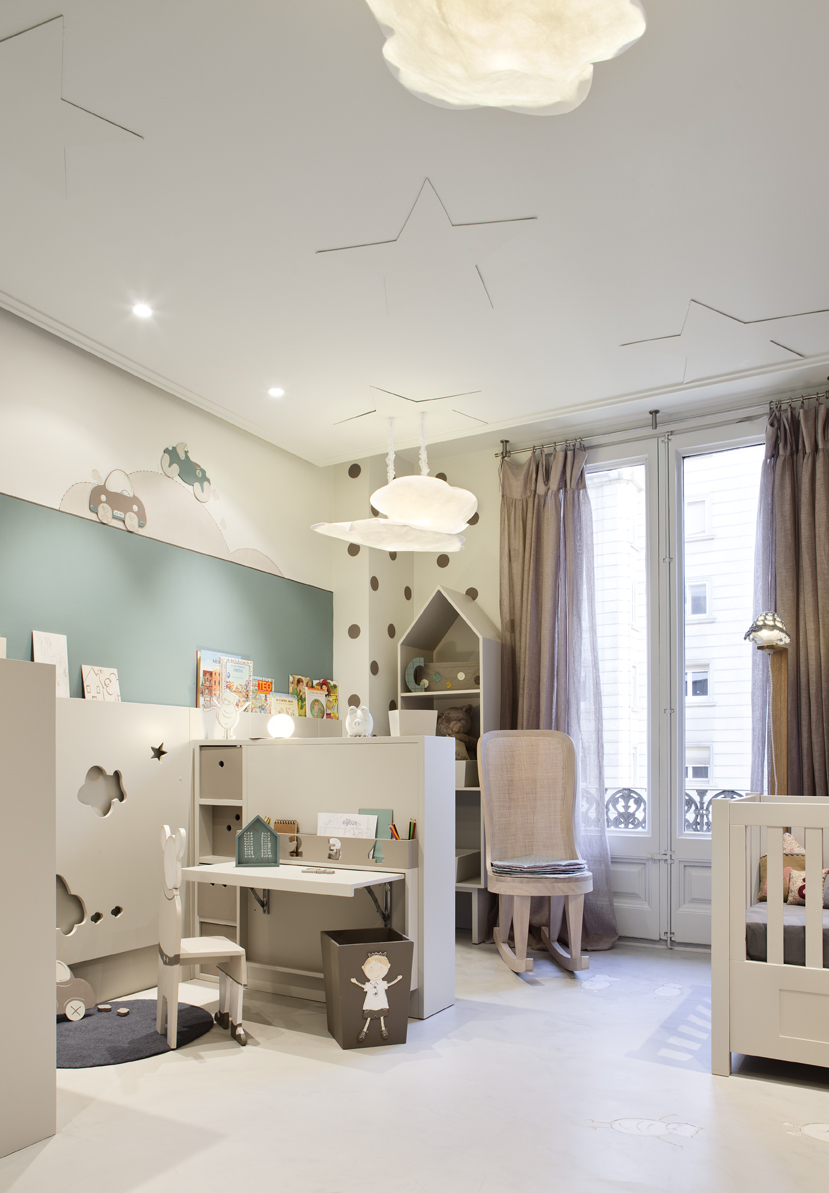 Montse Cot y Eulalia Vayreda, dormitorio infantil, "Tot en un", en Casa Decor Barcelona 2012