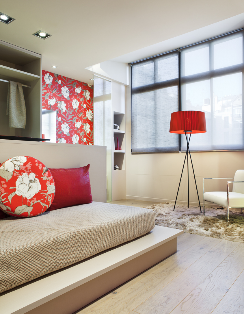 Sonia Serrano y Teresa Rovira, dormitorio-vestidor, "Nit i dia" en Casa Decor Barcelona 2012