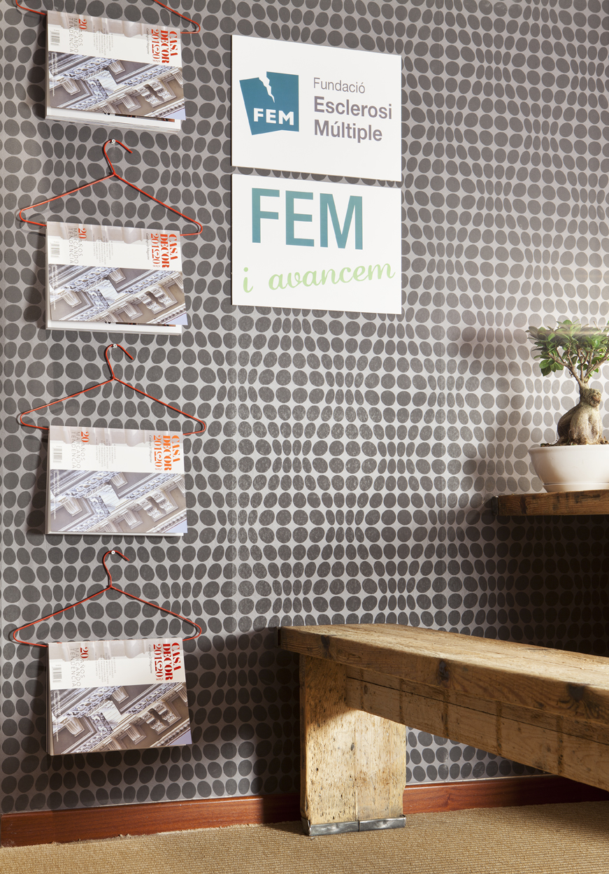 Espacio FEM por Andrea Soler-Roig y Diana Cervelló para Fundació Esclerosi Múltiple en Casa Decor Barcelona 2012