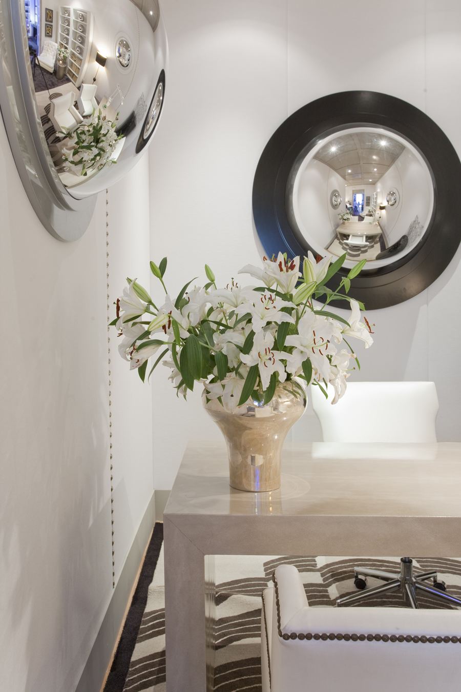 Despacho con jardín interior por SCV Estudio y Elittia en Casa Decor Madrid 2010