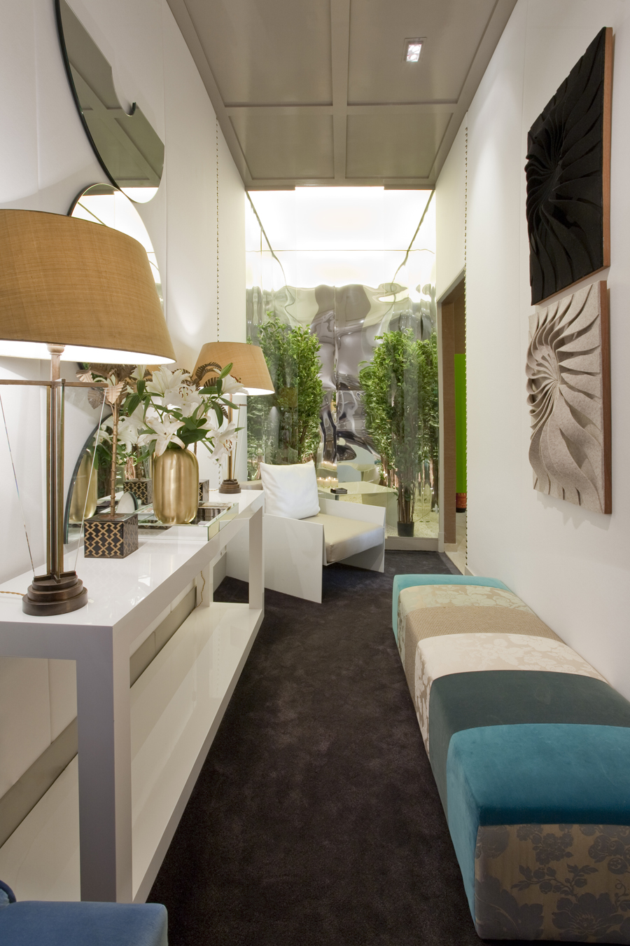 Despacho con jardín interior por SCV Estudio y Elittia en Casa Decor Madrid 2010