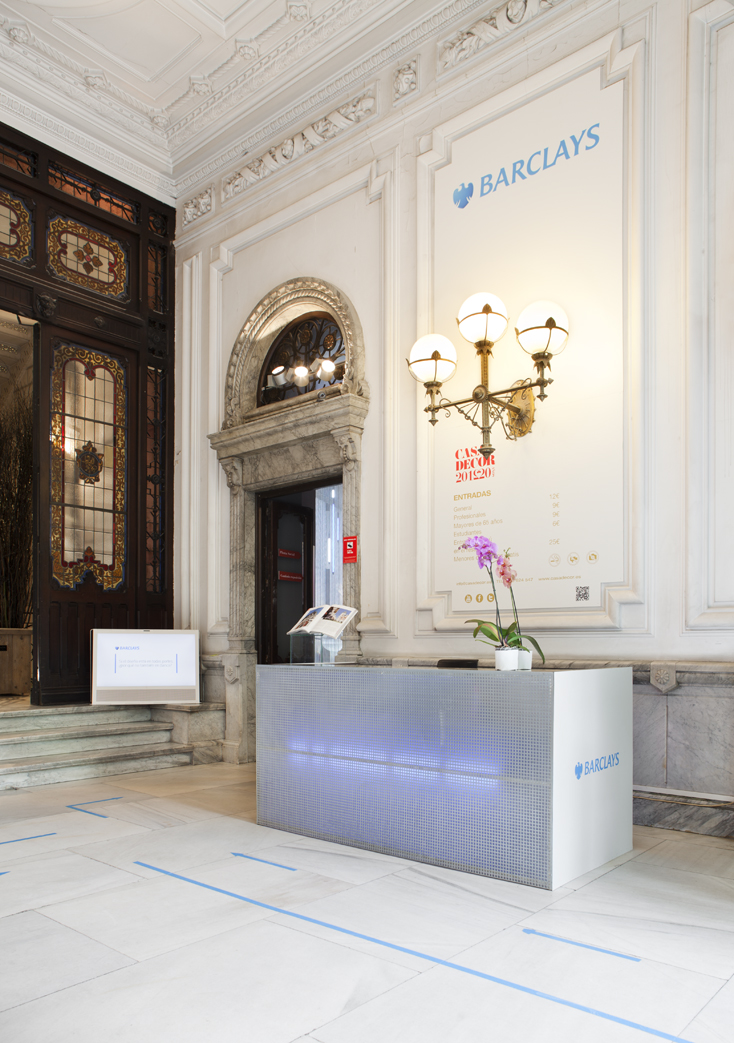 Espacio Barclays Bank, "Taquilla", en Casa Decor Madrid 2012