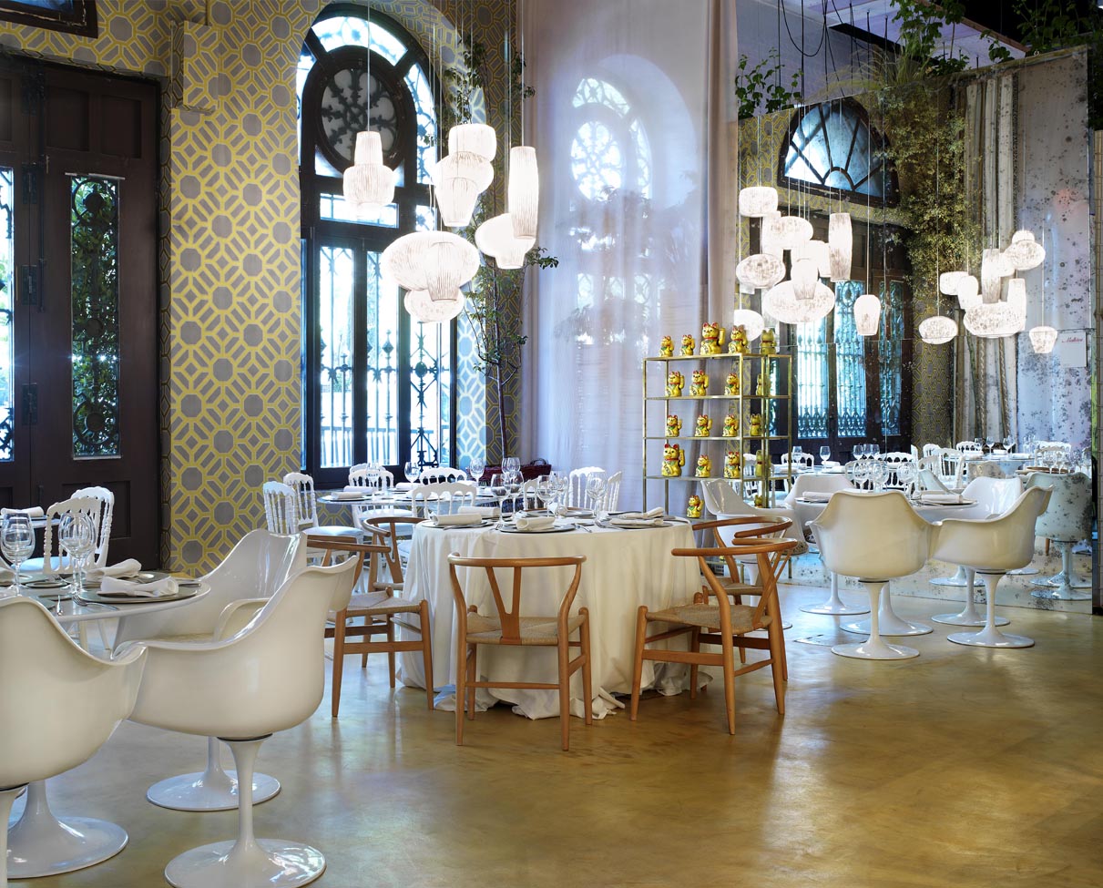 Virginia Nieto y Amelia Aran, espacio Mallorca "Restaurante" en Casa Decor Madrid 2012