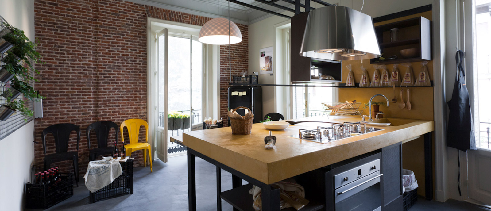 Cocina de estilo industrial – “PAST-IT. Hands made ideas”