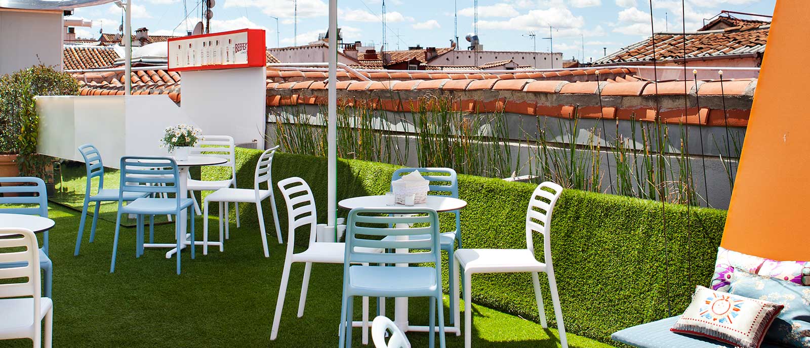 Terraza en azotea – Espacio Beefeater