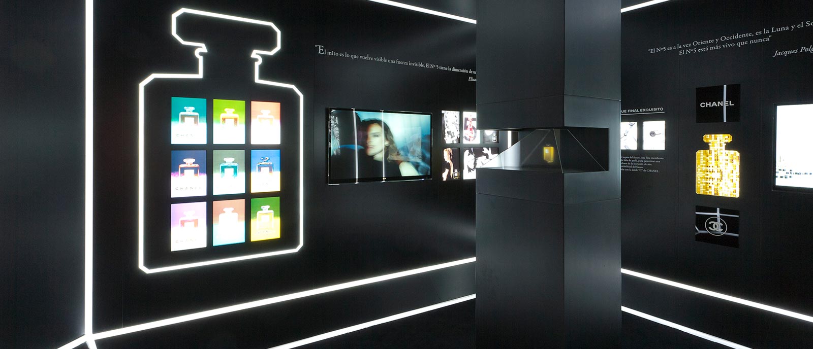 Espacio Chanel nº5 – «El universo del nº5 de Chanel»