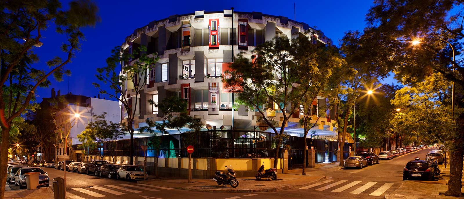 Iluminación de la fachada