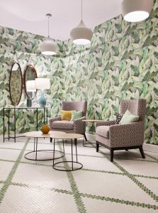 Baños públicos de Leticia Peironcely y Carlos Albánez en Casa Decor 2017