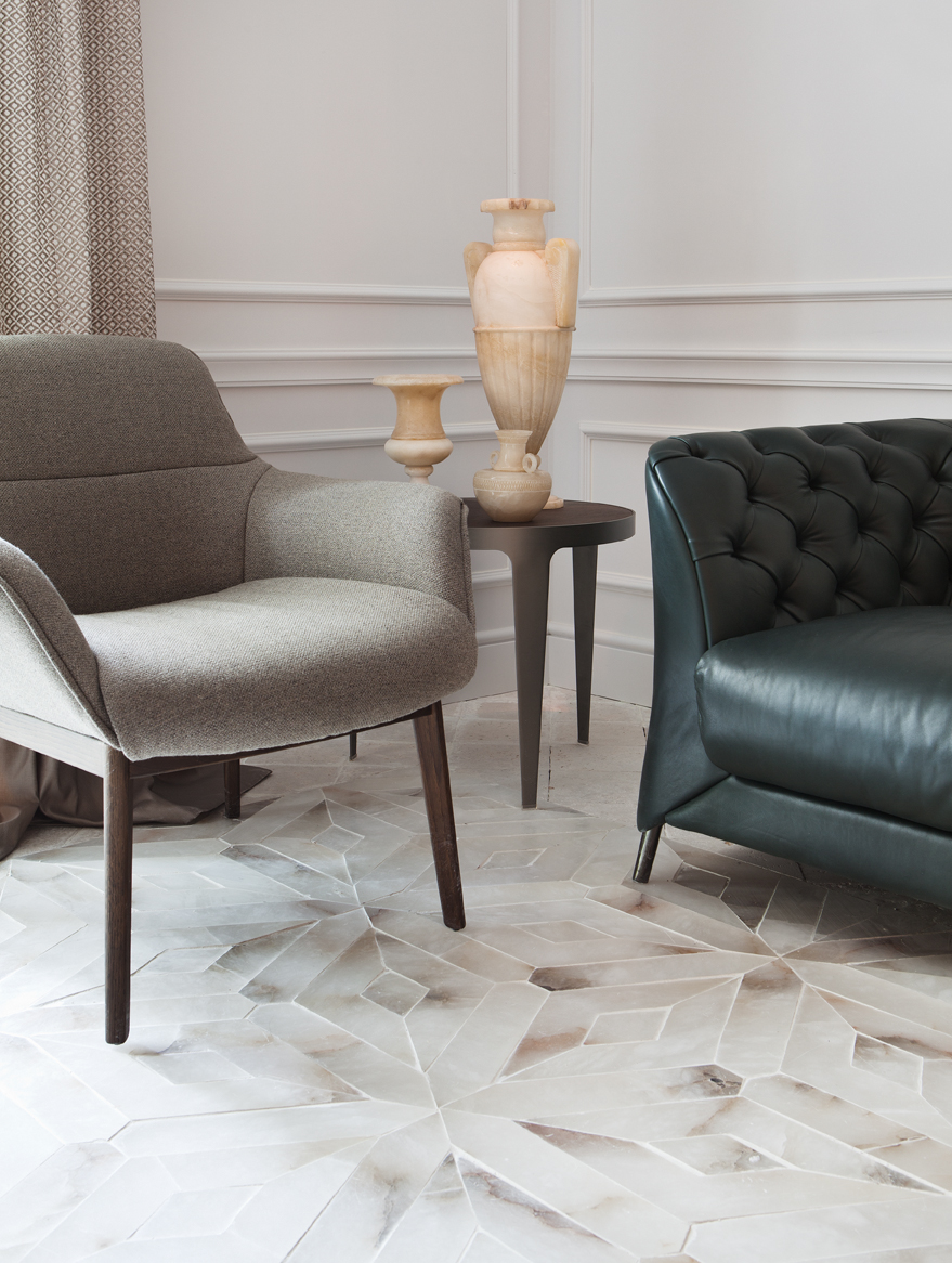 Dormitorio Espacio Natuzzi Italia de Raúl Martins en Casa Decor 2017