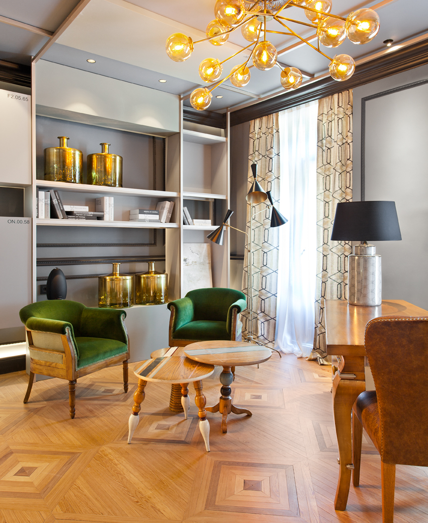 Salón Espacio Procolor de Círculocuadrado en Casa Decor 2017