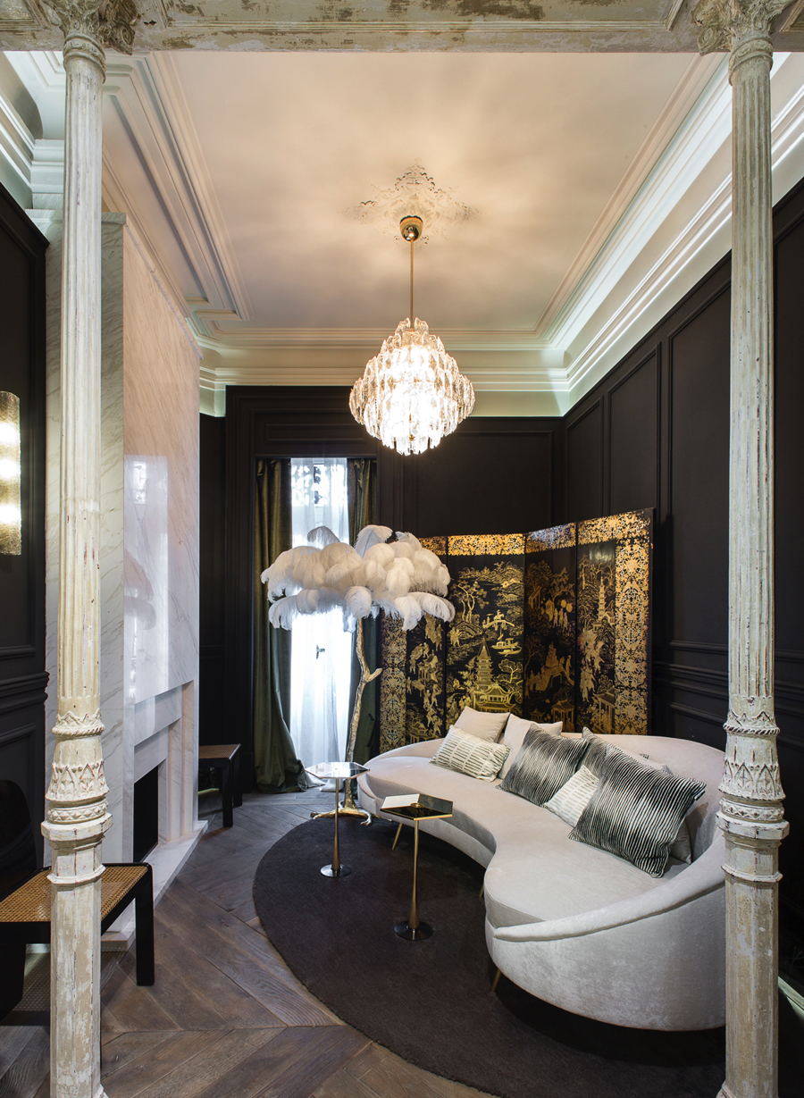 Sala de estar "La Marquesa Casati" de Laura Gärna de Casa Decor 2017
