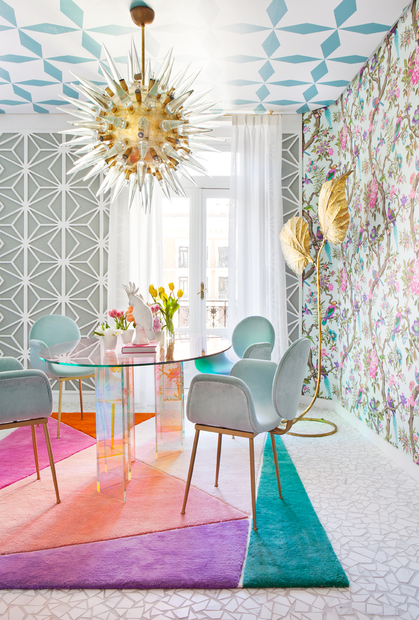 Salón-comedor de Miriam Alía en Casa Decor 2017