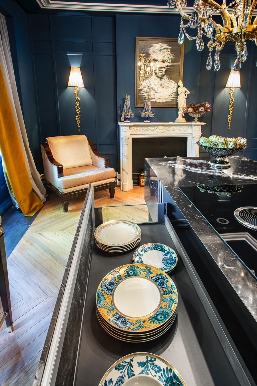Cocina-salón de Virginia Albuja en Casa Decor 2017