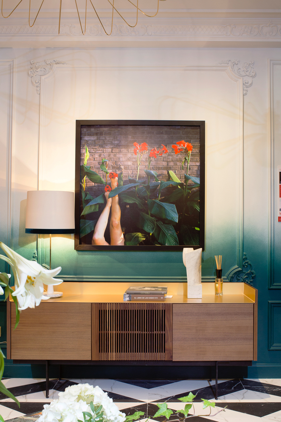 Sala de estar de Virginia Sánchez en Casa Decor 2017