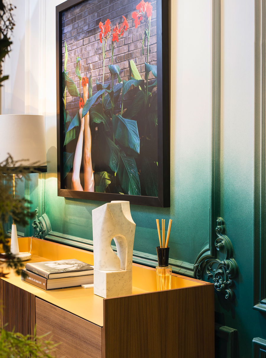 Sala de estar de Virginia Sánchez en Casa Decor 2017