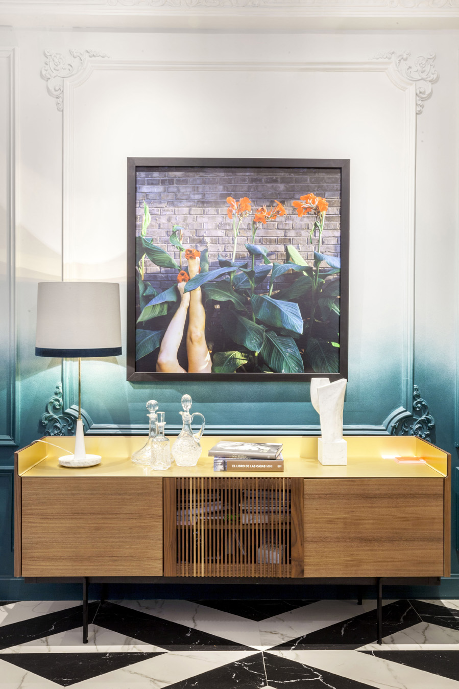 Sala de estar de Virginia Sánchez en Casa Decor 2017