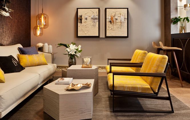 Mesas de centro y auxiliares y viceversa en Casa Decor 2017
