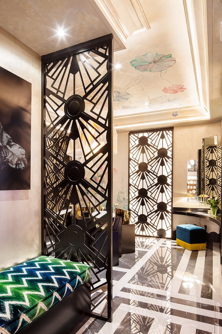 Baños públicos diseñados por Aitor Viteri y Elena Lapeña en Casa Decor 2018