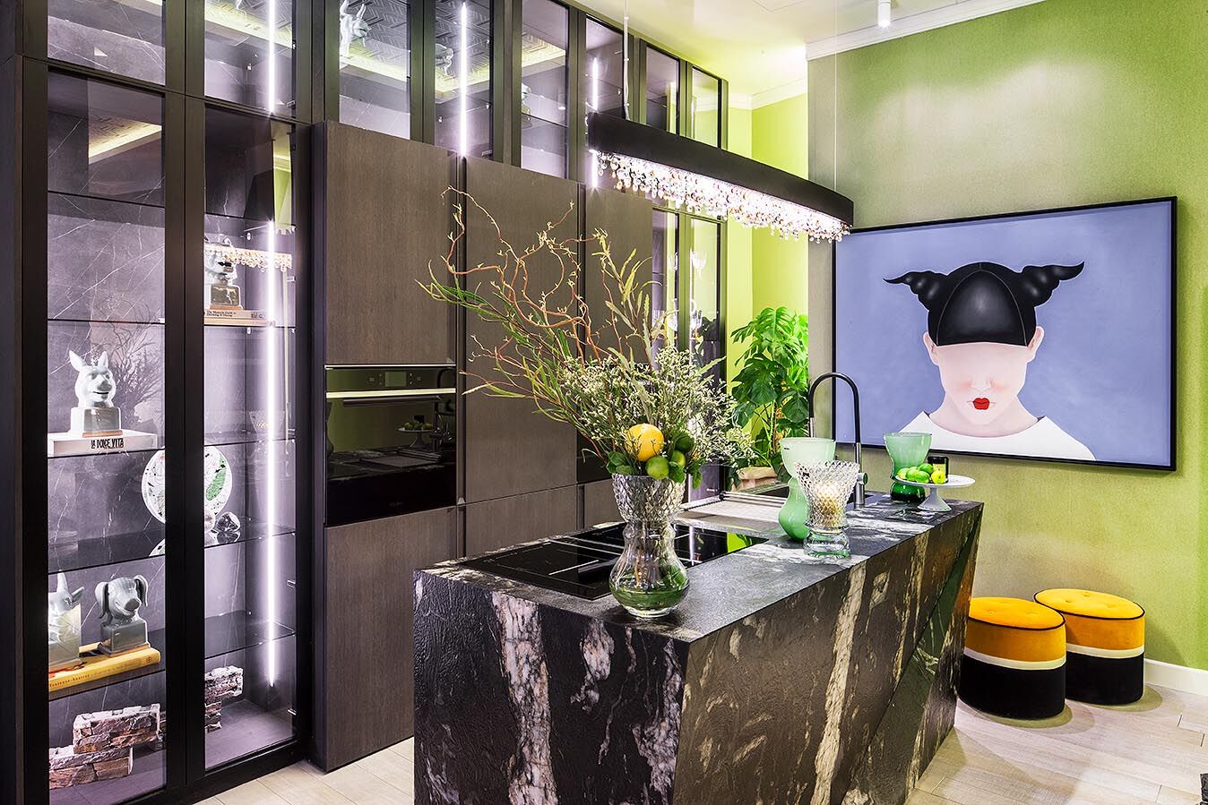 Cocina-Salón “Living Stone” - ESPACIO CUPA STONE por Adriana Nicolau