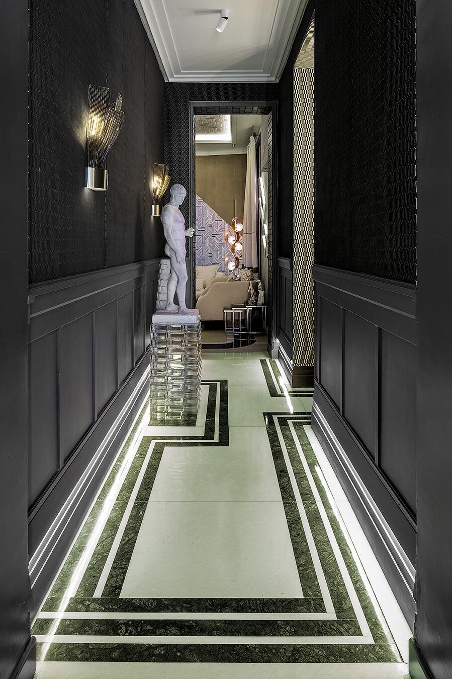 Cocina-Salón “Living Stone” - ESPACIO CUPA STONE por Adriana Nicolau