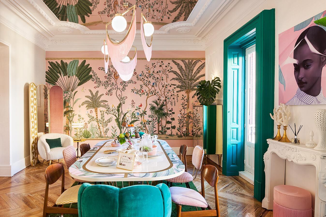 Comedor "Tropical Lunch" de Virginia Gash en Casa Decor 2018
