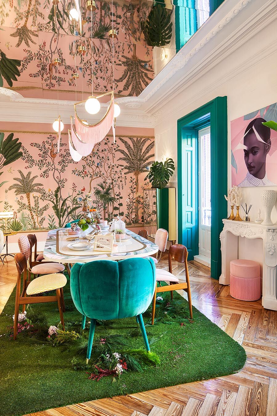 Comedor "Tropical Lunch" de Virginia Gash en Casa Decor 2018