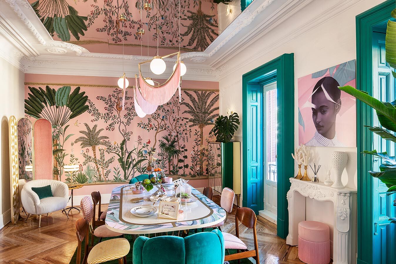 Comedor "Tropical Lunch" de Virginia Gash en Casa Decor 2018