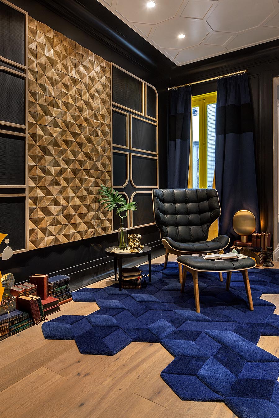 Sala de música diseñada por Estepa Proyectos en Casa Decor 2018