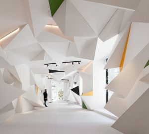 Escaparate “Solo Loewe Origami”. Pepe Leal