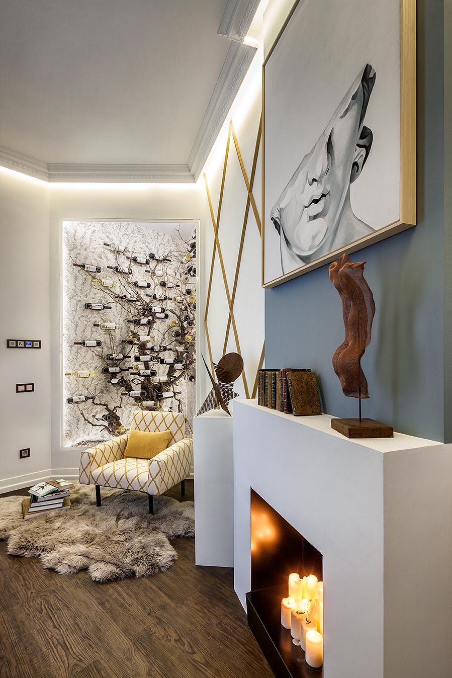 Vinoteca diseñada por Marta Zarzalejos en Casa Decor 2018