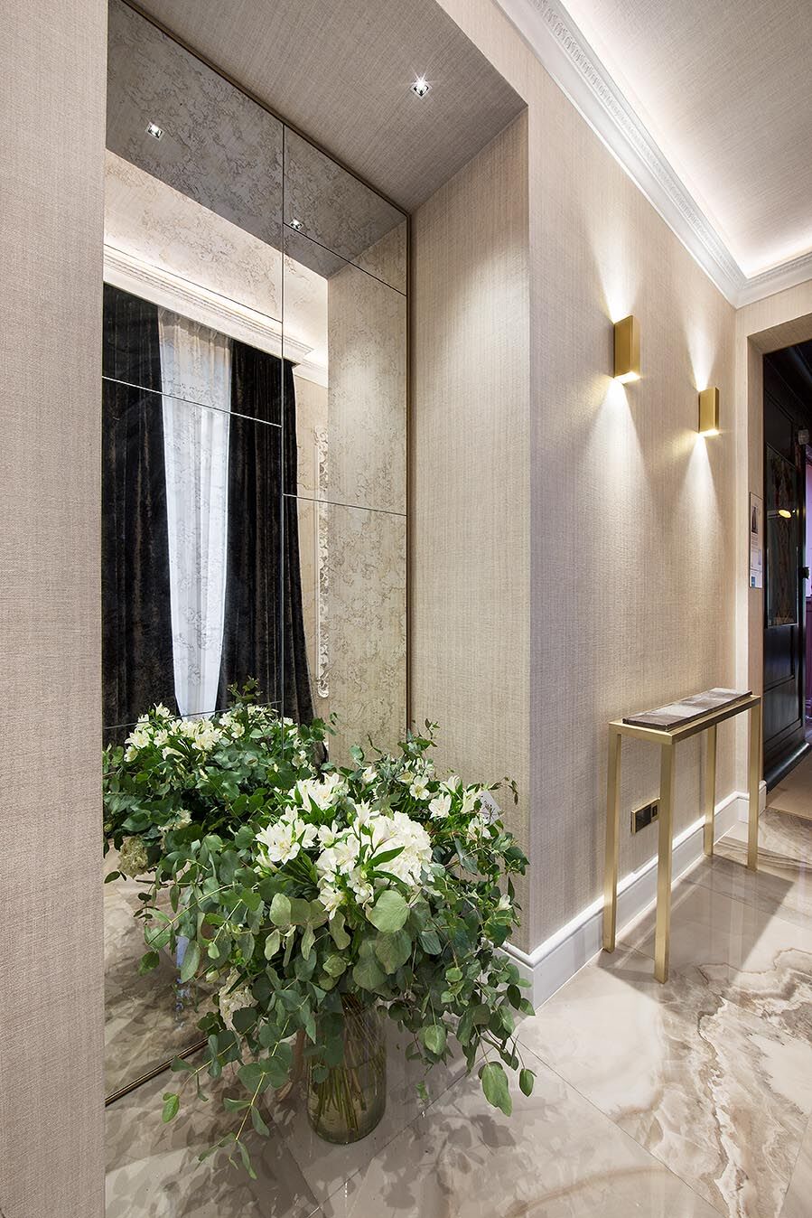 Pasillo decorado por Soledad Ordóñez Giordano en Casa Decor 2018