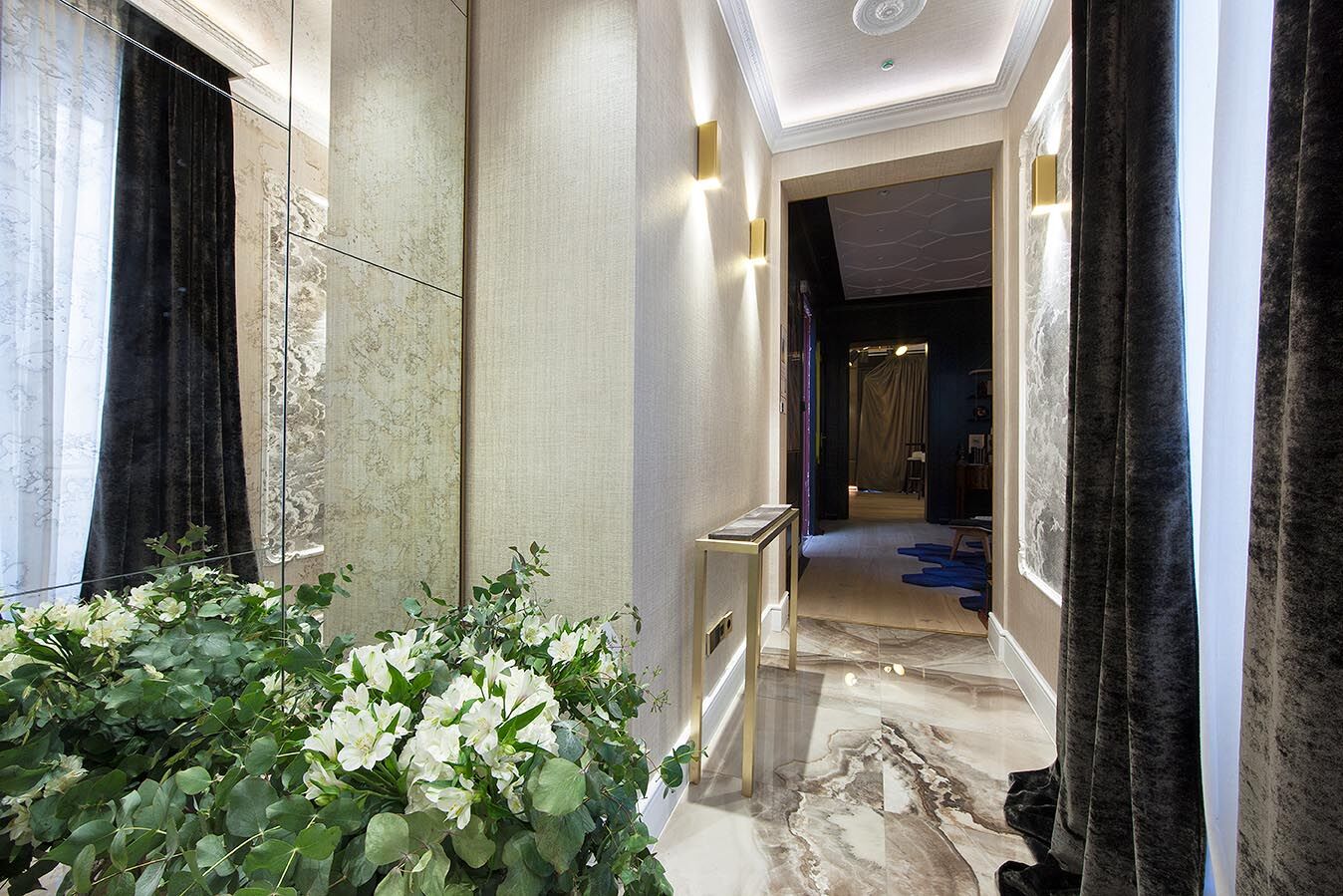 Pasillo decorado por Soledad Ordóñez Giordano en Casa Decor 2018
