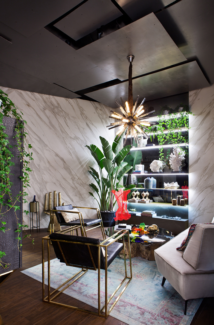 Salón decorado por Cristina Barriga en Casa Decor 2018