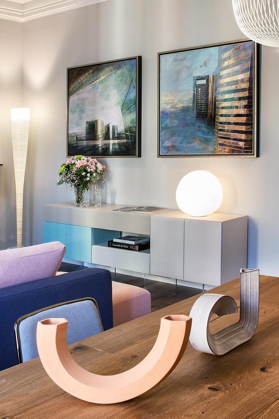 Salón diseñado por el equipo LAGO en Casa Decor 2018