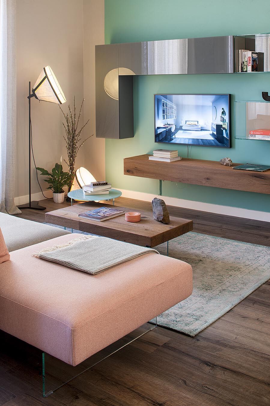 Salón diseñado por el equipo LAGO en Casa Decor 2018