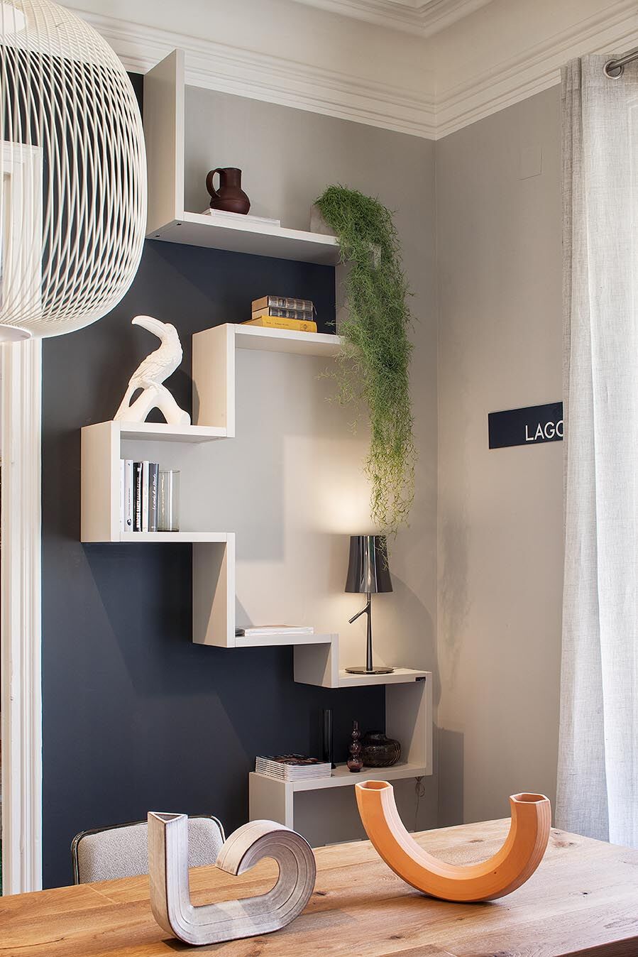Salón diseñado por el equipo LAGO en Casa Decor 2018