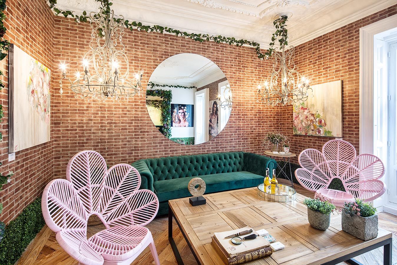 Salón “The Factory Girl” – Espacio Telva por Santayana Home
